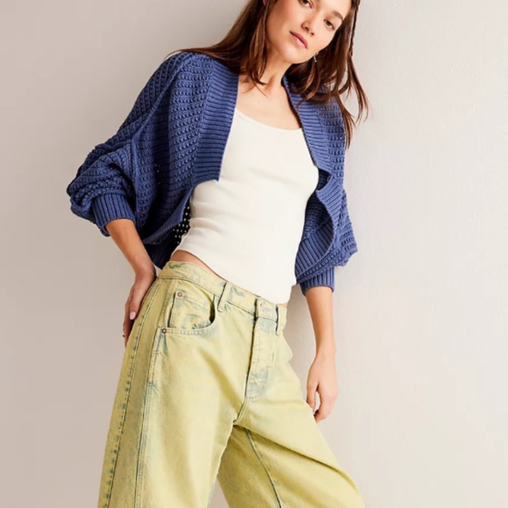 NWT Free People Care FP East To West Cardi